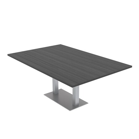 Skutchi Designs 47.25 in W, 84 in L, 29 in H, Engineered Wood Top, Grey HAR-REC-48X84-DOU-AN